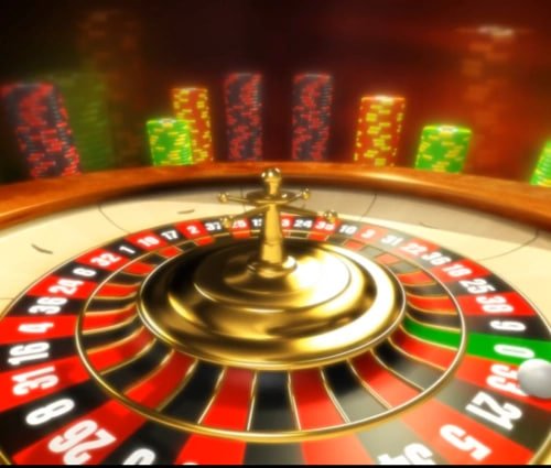 Ruang permainan live casino dengan dealer langsung